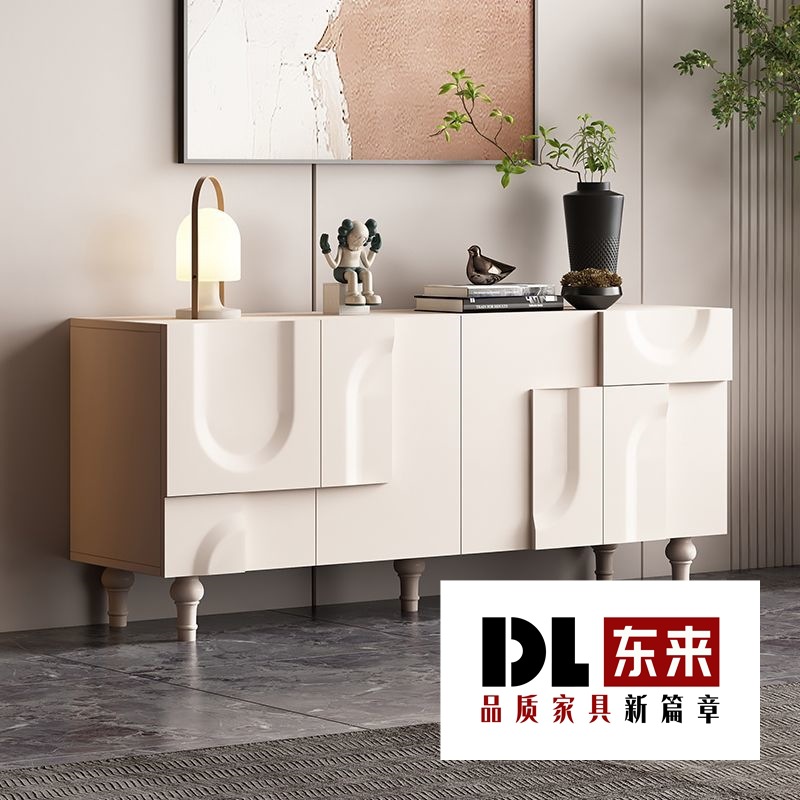 Italian Light Luxury Master Design French Sideboard Luxury Villa Restaurant Living Room Tea Cabinet Multi-Functional Commercial