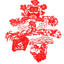 厂家直供中国风蔚县剪纸宣纸窗花装饰画手工寿字书法系列商务礼品