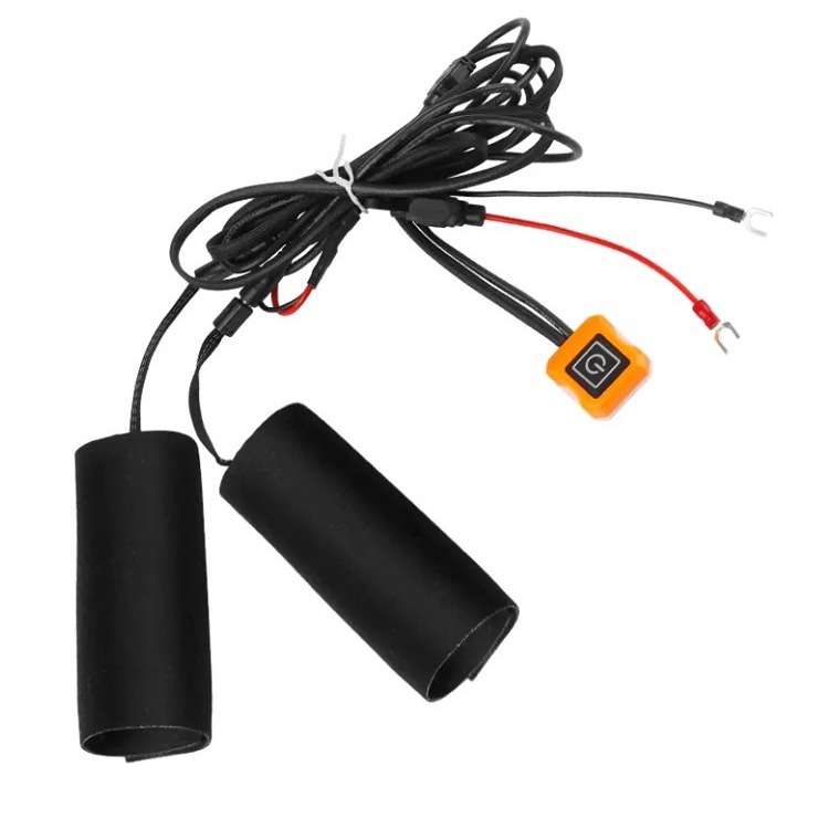 cubierta de mango de motocicleta de calefacción eléctrica antideslizante cubierta de mango de batería eléctrica cubierta de mango a prueba de agua cubierta de mango caliente a prueba de frío