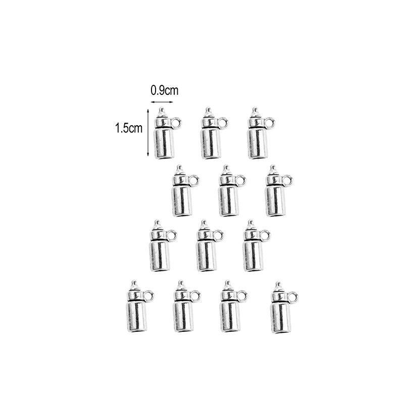 10 Pieces Simple Style Feeding Bottles Alloy Plating Pendant Jewelry Accessories display picture 3