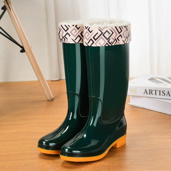 608 tall dark green + removable plush cover