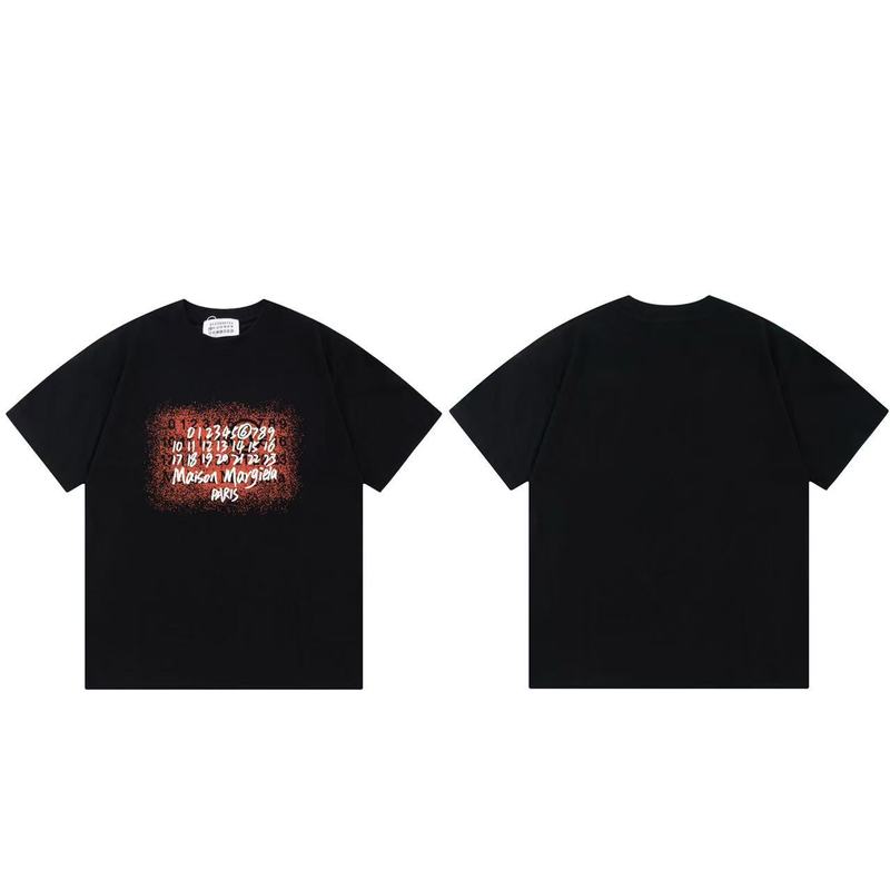 国境を越えたファッションのメイソンmargieraマギラプリントMM6純綿男女同一タイプtシャツの代理|undefined