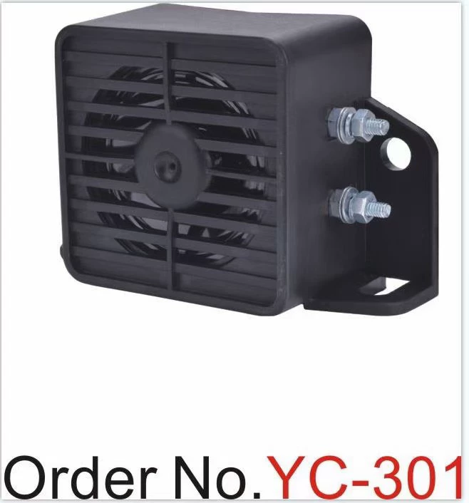 Реверсивный звуковой сигнал может быть изготовлен из водонепроницаемой сигнальной сирены 12-80 В alarmIP67, подходящей для грузовиков