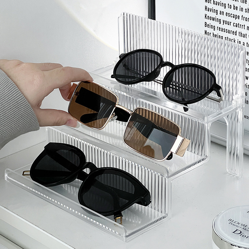 Transparent Acrylic Glasses Rack Multi-Layer Display Glasses Store Props Sunglasses Sunglasses Holder Glasses Display Rack