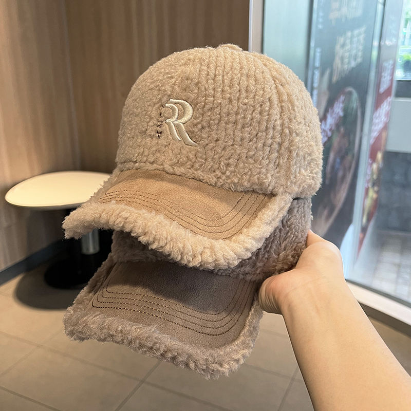 Warm Winter Women's Lamb Wool Baseball Cap