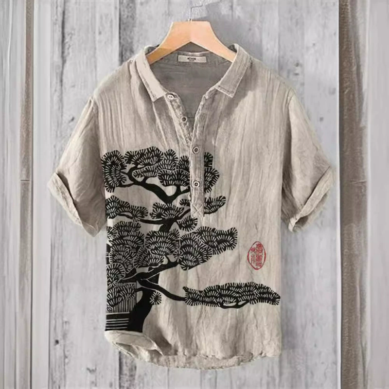 Новая модная летняя повседневная гавайская рубашка с принтом ко Дню Святого Патрика, мужская рубашка для отдыха на берегу моря, трансграничный производитель