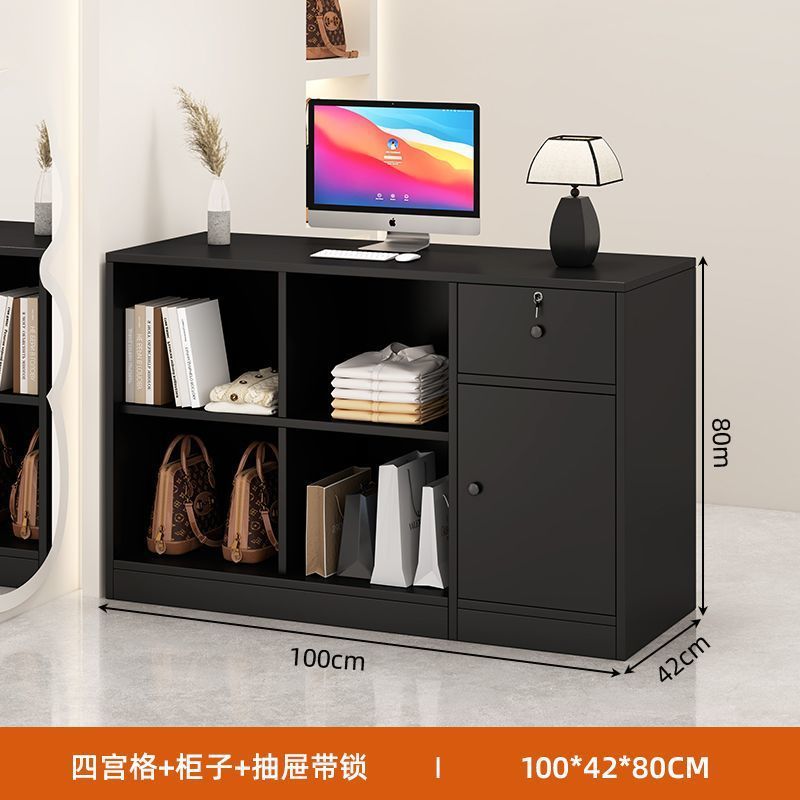 收银台吧台柜台店铺小型简约餐饮店前台超市商用简易接待台桌直发|undefined