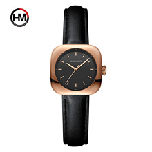 2025日本石英机芯watches for women女表北欧极简风头层牛皮手表