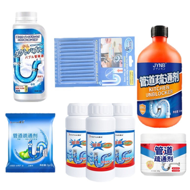 キッチン下水道パイプ浚渫剤、トイレ詰まりツール、汚れ除去洗浄剤、清潔でスムーズ、消臭義烏|undefined
