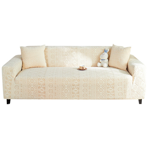 Jacquard Velvet Sofa Cover Anti-Cat Scratch All-Inclusive Universal Cover Bohemian Sofa Cover Cover Sofa Cushion Universal Type for All Seasons