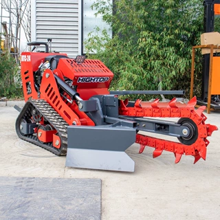 HTC24滑移开沟机 农田改造果园施肥滑移开沟机 Sliding Trencher