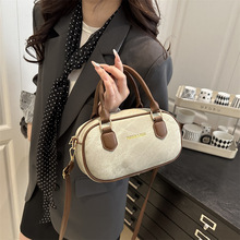 小众复古美拉德风手提保龄球包韩版时尚洋气质感洋气单肩斜挎包包