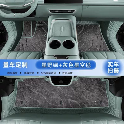 Ayaqaltılar (Kovriklər) — blue s07 Foot Mat Surrounding 24 - 23-24-models-one-dark-blue-s07-double-layer-original-car-hoshino-green-gray-starry-sky-blanket