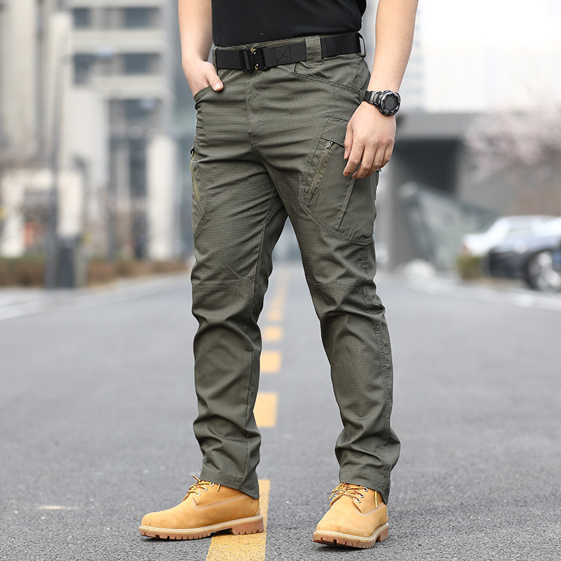 Spot IX9 tactical overalls training pants commuter wear-resistant scratch-resistant waterproof foreign trade pants multi-pocket outdoor Four Seasons Spot IX9 tactical overalls training pants commuter wear-resistant scratch-resistant waterproof foreign trade pants multi-pocket outdoor Four Seasons