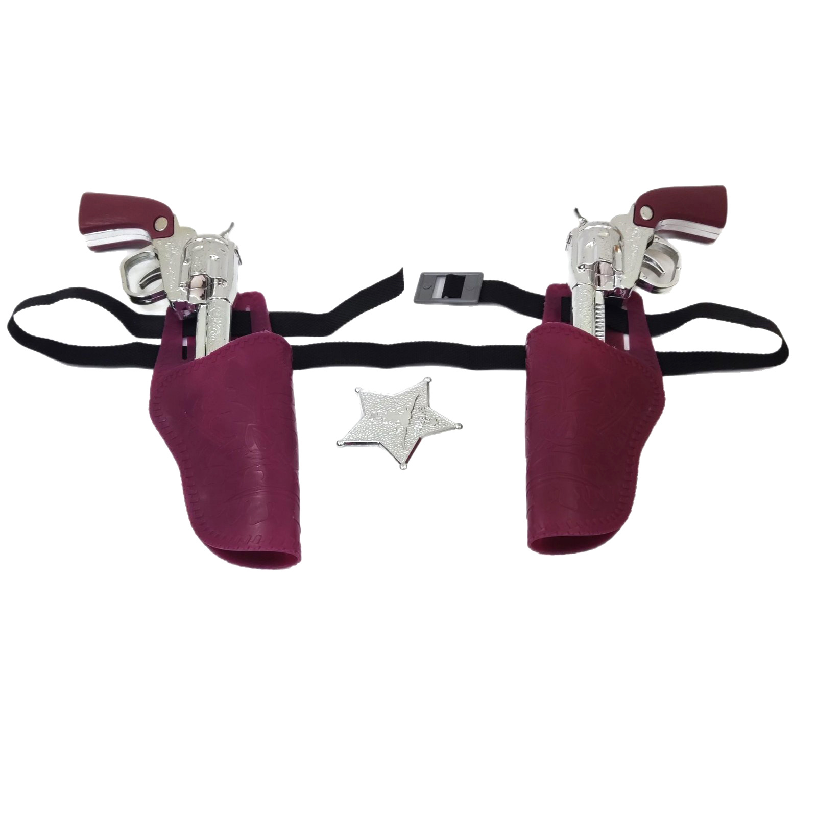 Juguetes para niños de Halloween: Cinturón y funda de pistola de vaquero