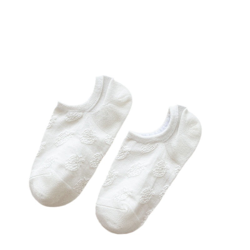 Medias de barco de patrón oscuro, medias invisibles de verano, delgadas y transpirables, medias de color sólido, medias de mujer multifacé, medias de mujer, medias al por mayor.