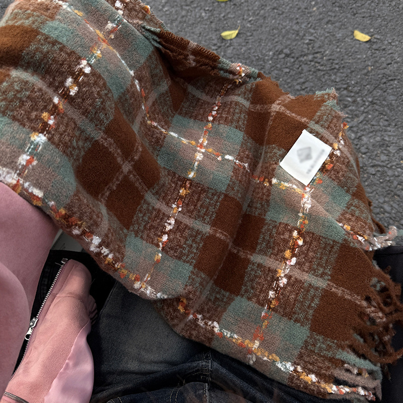 이끼 녹색 격자