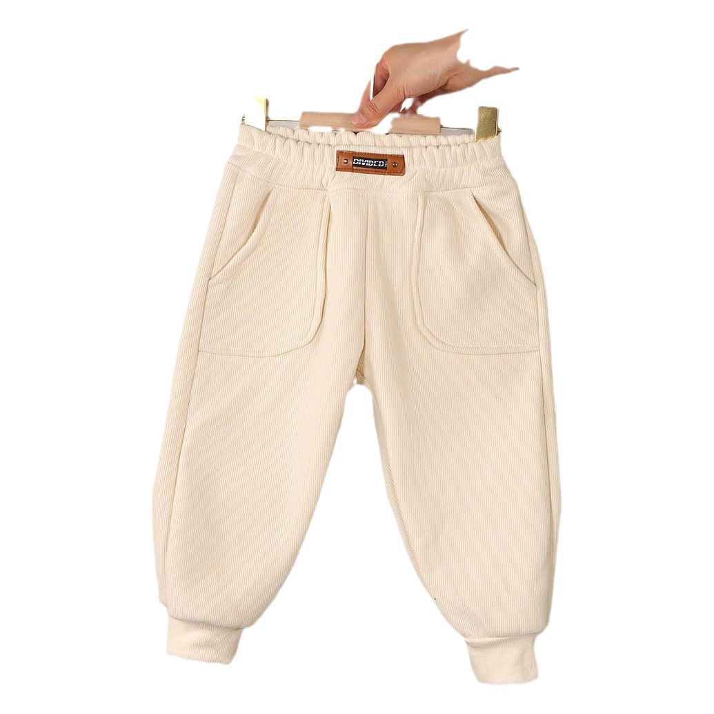 Pantalones de niños pantalones de otoño para bebés niños y niñas pantalones de estilo coreano ropa deportiva de moda pantalones casuales pantalones corsés