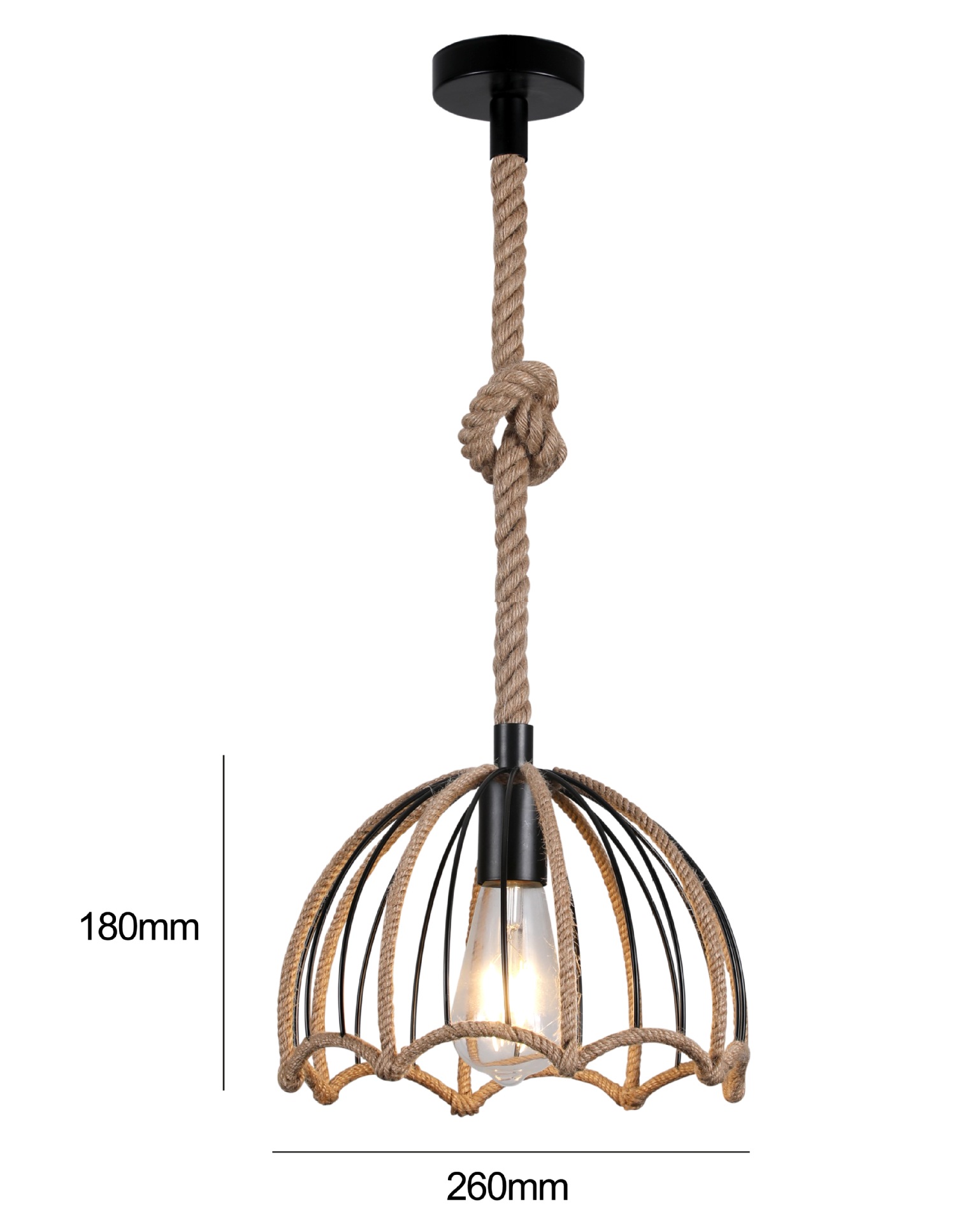 Exclusividad transfronteriza, estilo industrial retro, personalidad, restaurante, cafetería, tienda de té con leche, barra de bar, cuerda de cáñamo, candelabro creativo