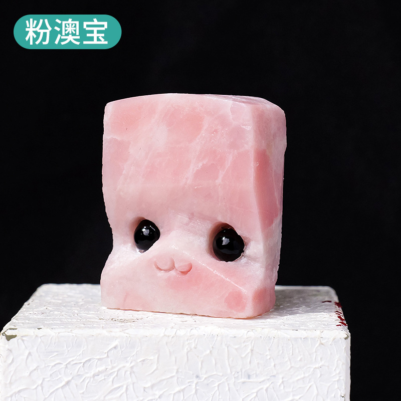 Crystal natural transfronterizo pequeño erizo adornos de escritorio para el hogar para jugar con gafas para la decoración creativa del erizo mayorista