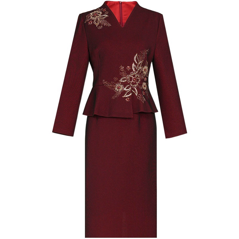 Свадебная одежда Свадебная мама платье весной благородный чонсам