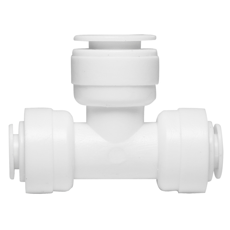 T-tipo de tres vías purificador de agua del hogar máquina de agua pura accesorios tostador de 2 minutos de vuelta de 3 minutos conexión rápida accesorios de conector de enchufe rápido