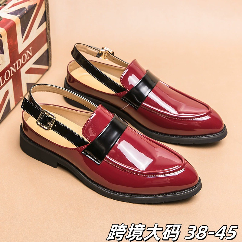 38-45 кожаная обувь мужская новая деловая оконечность