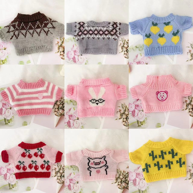 30cm plush toy clothes sweater accessories DIY doll children baby bear dog cat clothes pants skirt small