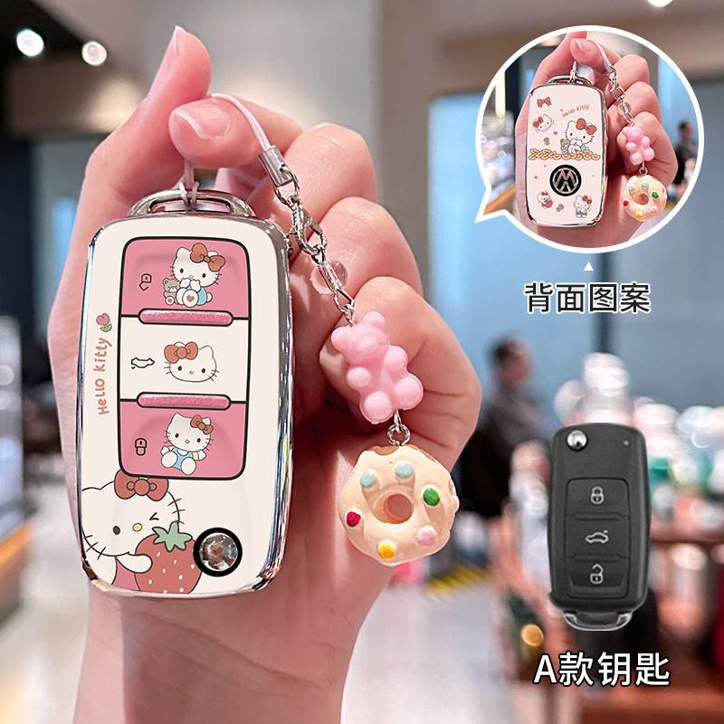 폭스바겐 모델 A [양면인쇄 KT 고양이] + 도넛팔찌