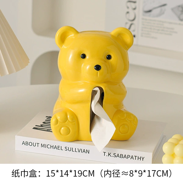 Yellow wipes, with little bears