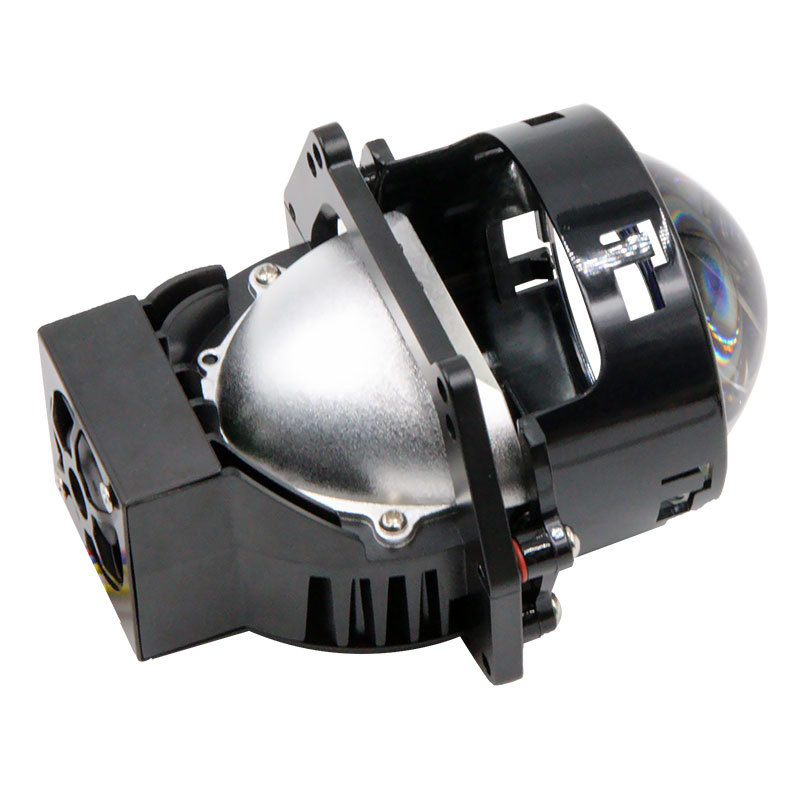 Nuevo coche de venta caliente transfronterizo personalizado Lámpara LED P01 Lente láser 65W Taza de luz doble 3.0 Concentro súper brillante Universal