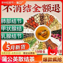 蒲公英散结茶菊花决明子茶夏枯草肺结节官方结节的材消除