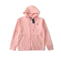 Zipper sweatshirt pink-black label