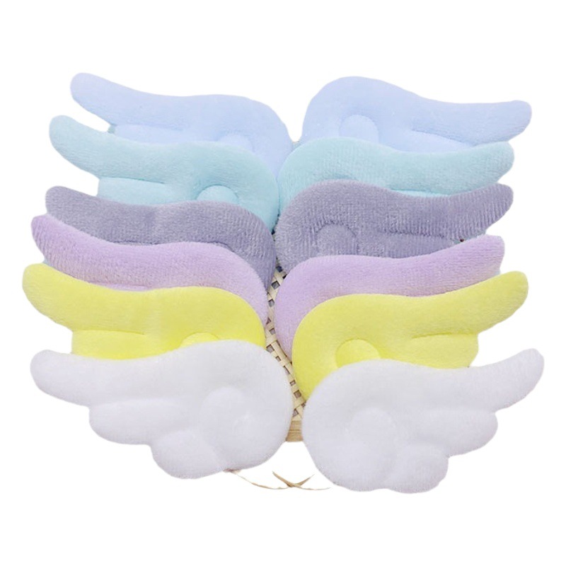 Alas de Ángel de felpa de doble cara accesorios de joyería de DIY Tarjeta de pastel tapa de inserción calcetines ropa juguetes materiales decorativos