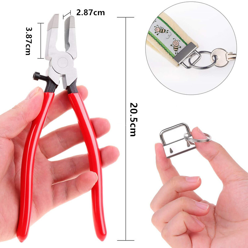 Para transfronterizo 25mm cinta cola clip metal clave anillo clip accesorios equipaje hardware joyería DIY clip