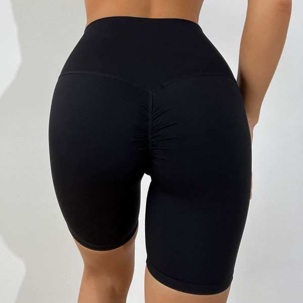 Black shorts, custom-made