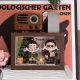 Bubble Mart photo frame with hollow 5 specimen blind box style decoration table collection wall display diy wholesale
