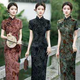 旗袍;广场舞表演服