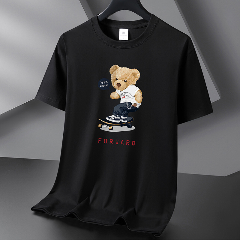 メーカー卸売り半袖tシャツ男性夏半袖新疆綿綿シャツ学生丸首ゆるいtシャツ代発
