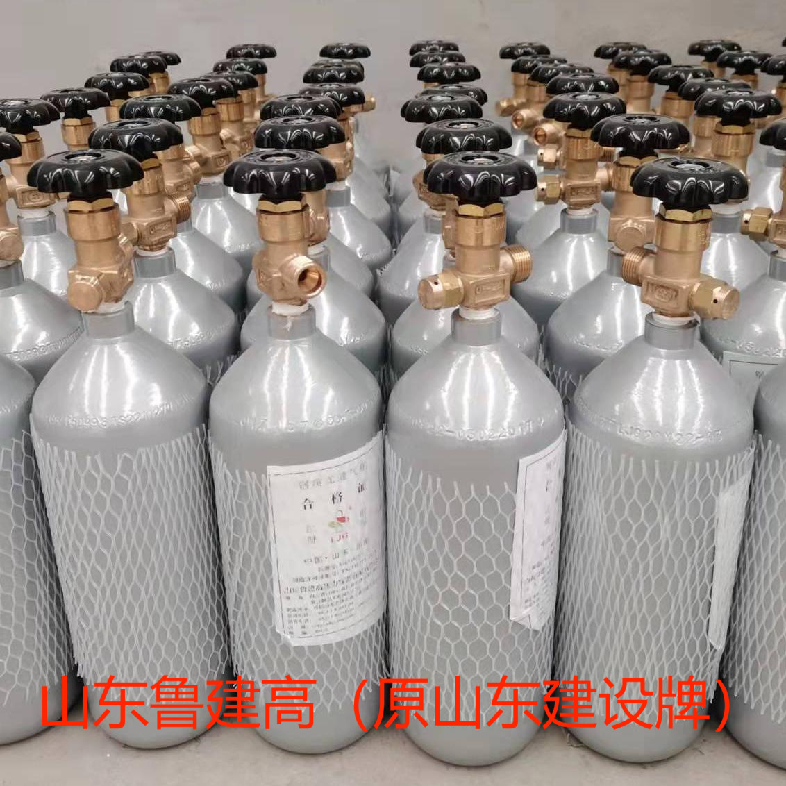 2L二氧化碳钢瓶 水族水草便携式 小气瓶 两升钢瓶 2升二氧化碳瓶