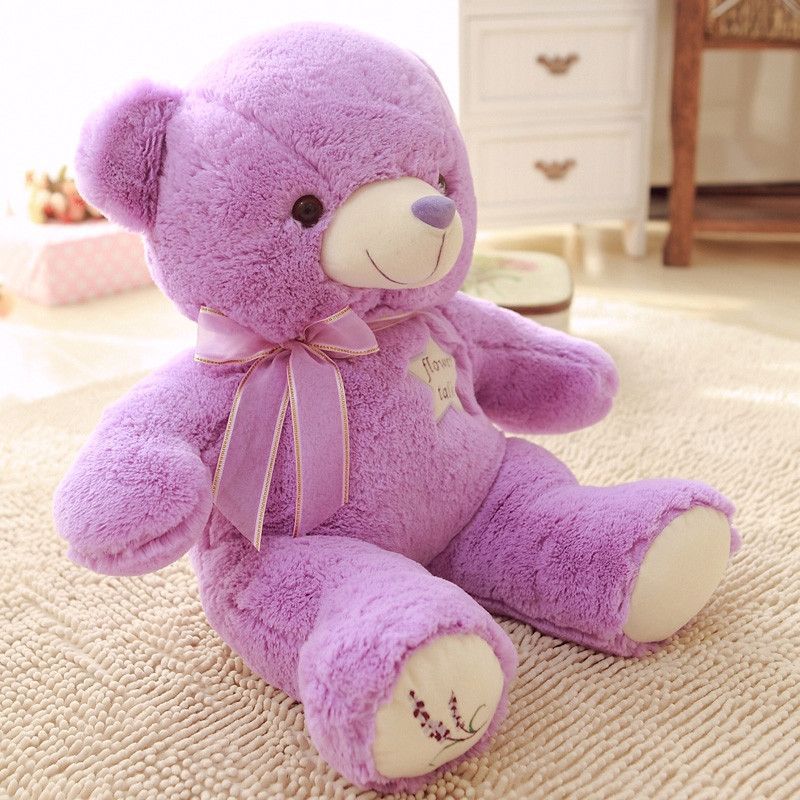 Plush Bear violet Lavender Little Bear Plush Toys Bear Doll Teddy Bear Ragdoll birthday gift