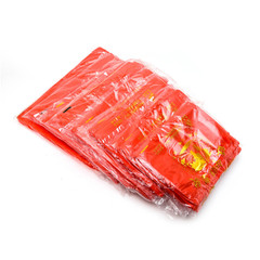 Red plastic bag, thick gift bag, handle disposable vest bag, small and medium size fruit and vegetable convenient bag