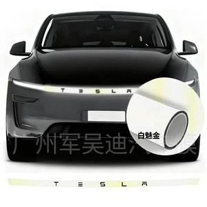 2025 Tesla Model-Y fənərləri üçün TPU parlaq qara çoxrəngli dəyişən plyonka