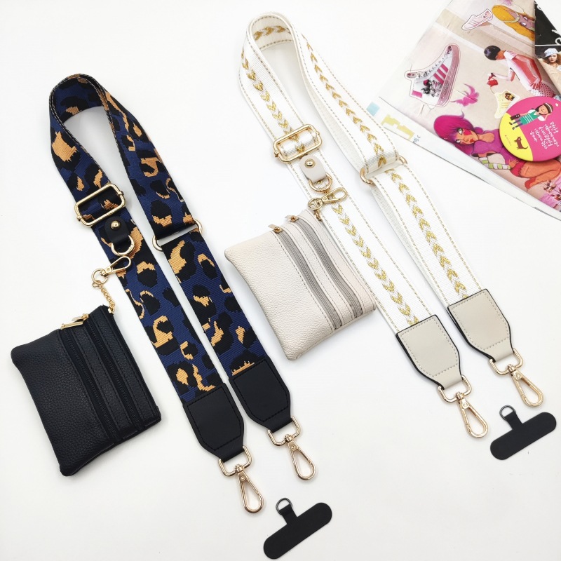 101g Weight Bag Strap Bag Accessories Type 1 Piece, 1 Set Quantity Casual, Daily Occasion Polyester Material Geometric, Leopard Pattern Simple Style, Classic Style Style 1 Piece 1 Set Polyester Geometric Leopard Bag Strap 27