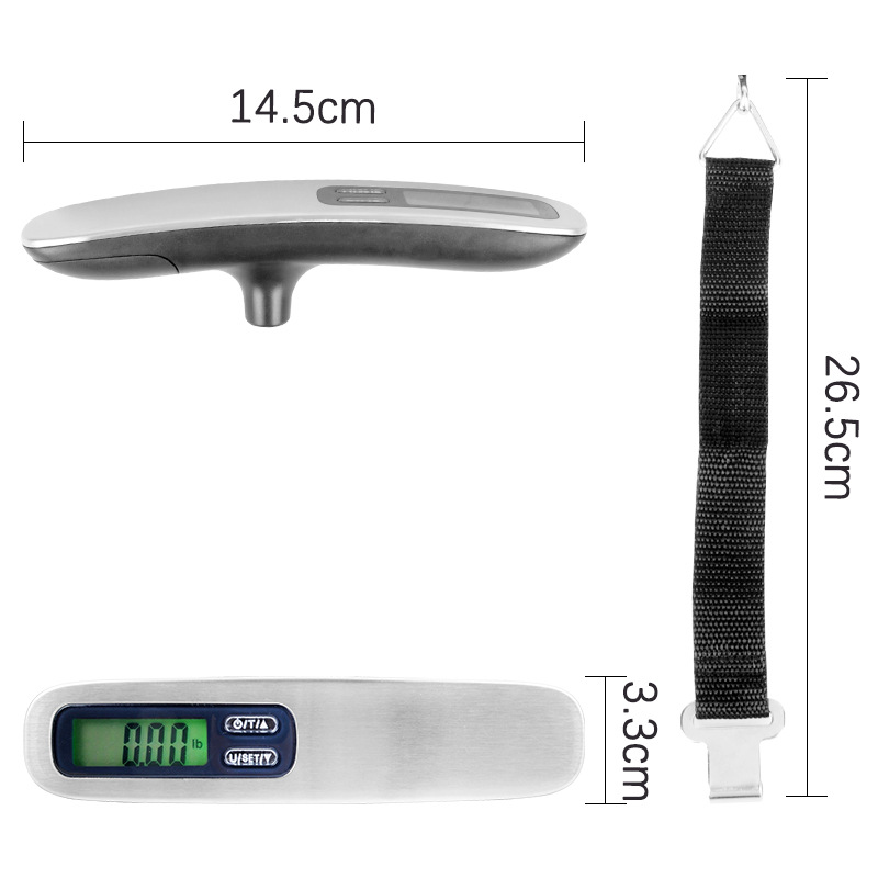 In Stock Export Stainless Steel Portable Electronic Handheld Scale Luggage Scale Airline Scale Parcel Scale Express Scale