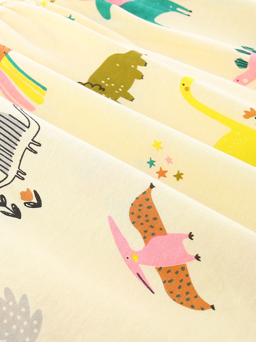 26 prendas de vestir infantiles de verano, faldas para niños, vestidos de niña de manga corta con cuello redondo de estilo europeo y americano, faldas de princesa para niños con estampado de moda