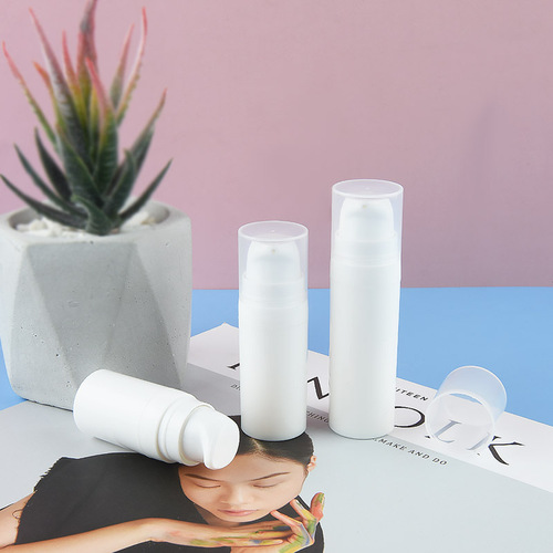 5ml/10ml/15ml PP color curled mouth mini snap vacuum bottle lotion cosmetics travel refill bottle
