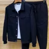 Washed denim/black genuine/clothes + pants