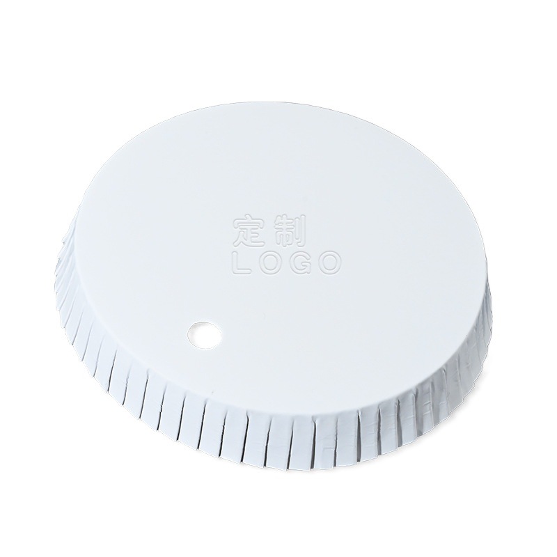 Factory wholesale bar milk tea coffee red wine paper cup lid hot drink dust-proof paper lid disposable cup lid customization