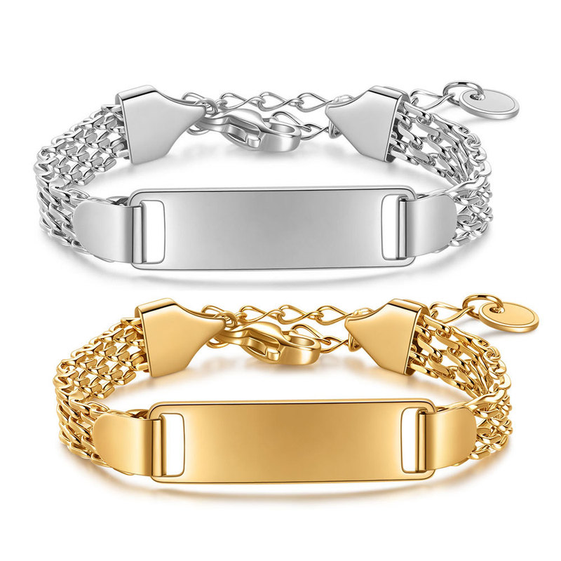 European and American Cross-Border New Stainless Steel 8mm Mesh Heart 18K Gold Bracelet for Men, Women and Kidsren Stainless Steel Bracelet European and American Cross-Border New Stainless Steel 8mm Mesh Heart 18K Gold Bracelet for Men, Women and Kidsren Stainless Steel Bracelet